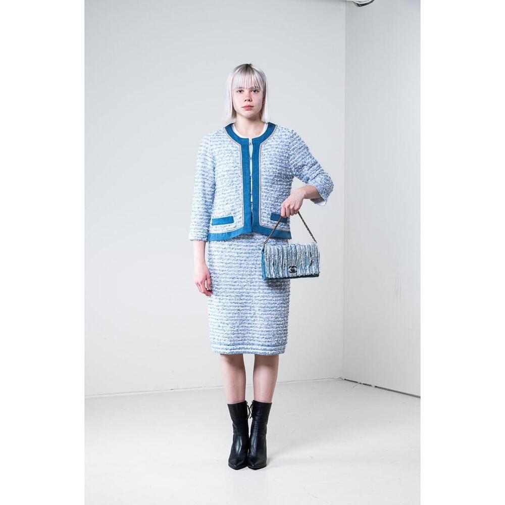 Chanel Denim Fringe CC Crossbody Chain shoulder Bag - Picture 3 of 9